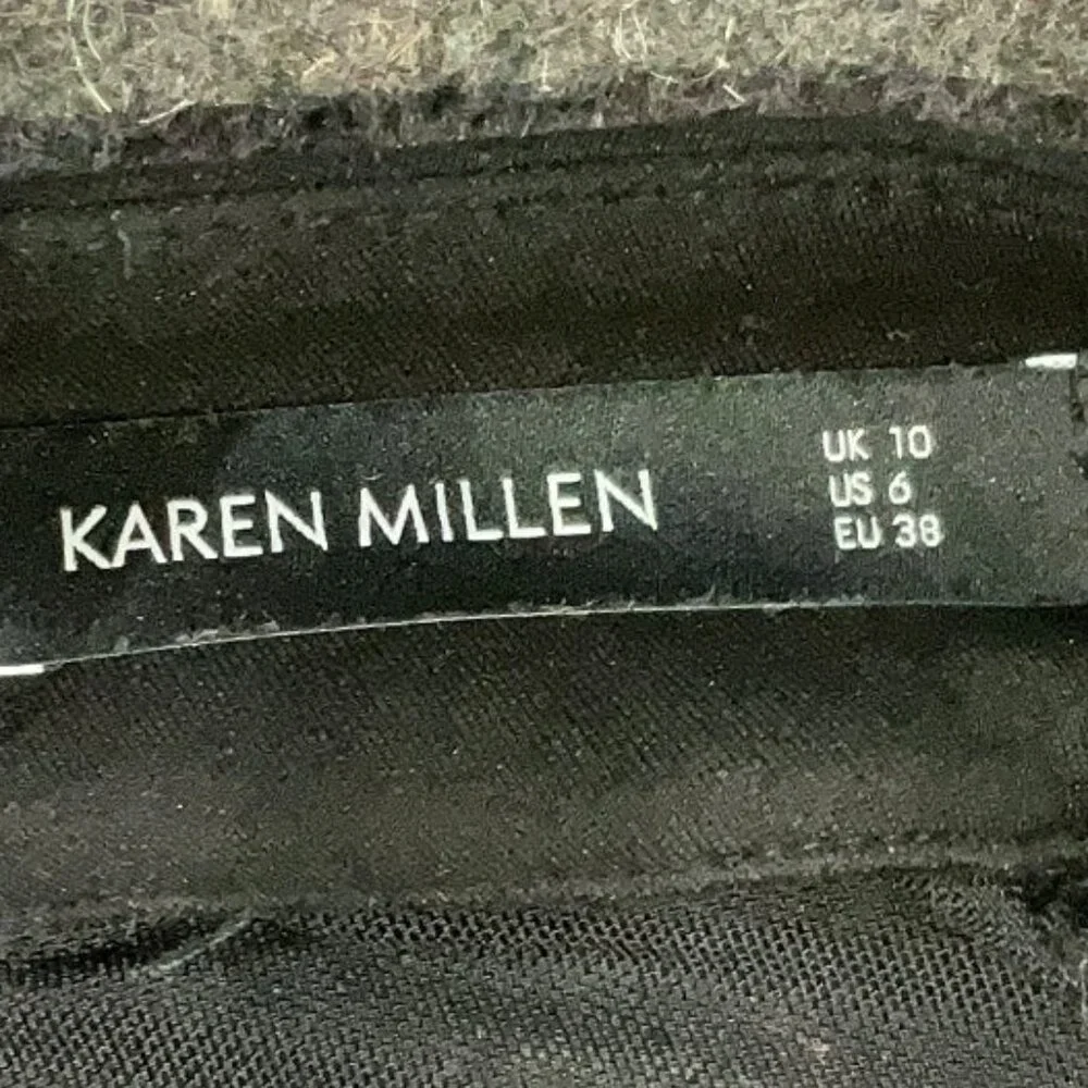 Karen Millen Black bodycon shirt, size 6 US - Picture 4 of 6